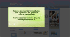 Desktop Screenshot of ilumina.com.br